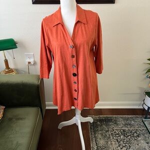 Soft Surroundings size large 3/4 sleeve tunic